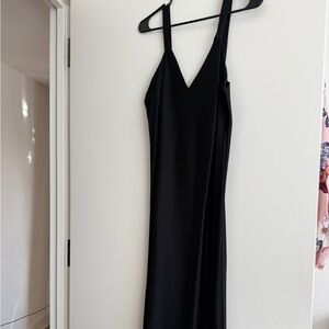 Zara Black Satin slip  Dress